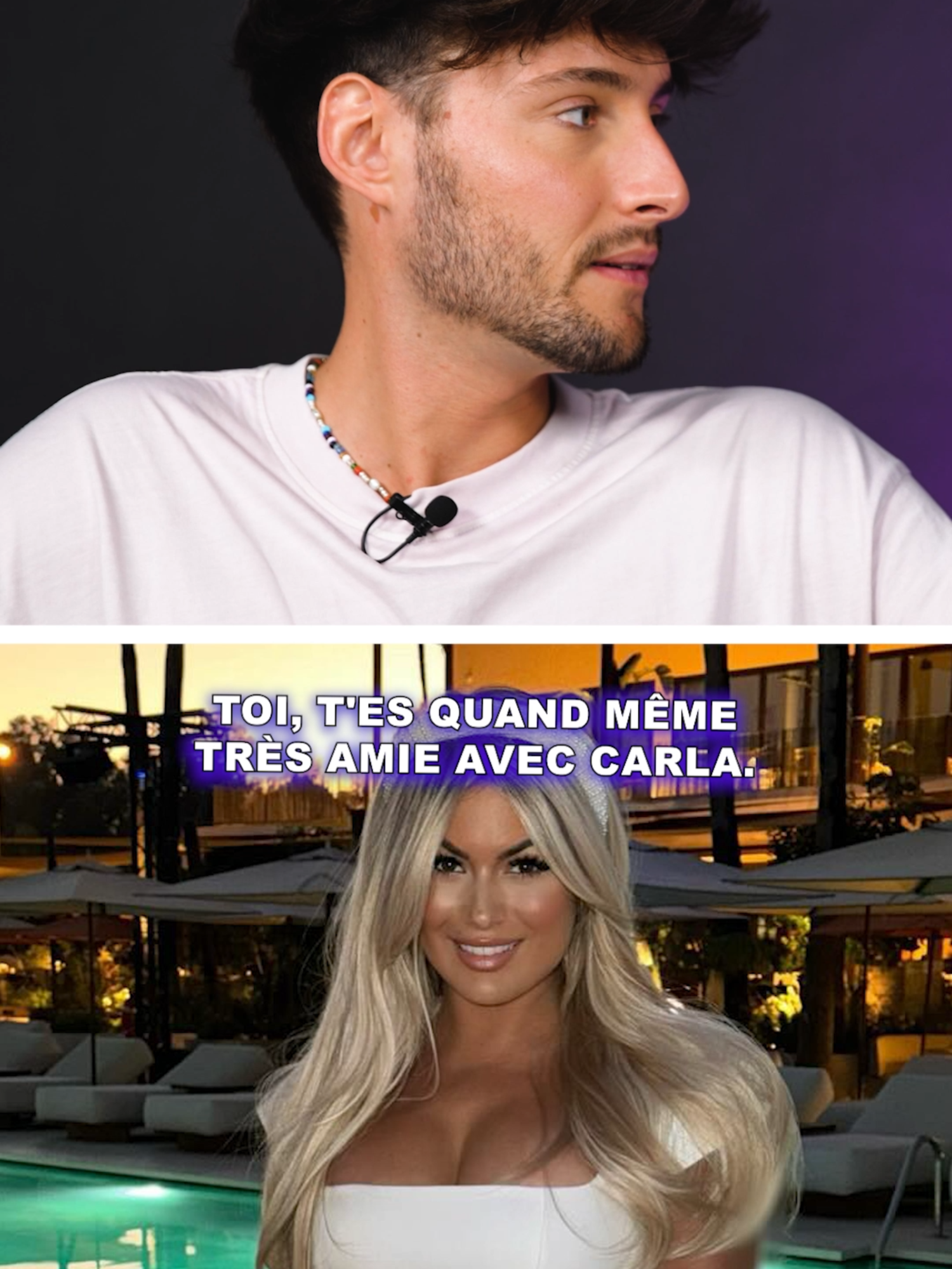 Maissane réagit à la relation Kevin / Carla 🤫 #maissaneagl #kevinguedj #carlamoreau #téléréalité #les50 #téléstar #interview #maissane