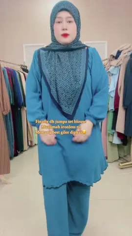 Set Blouse nawrah Ironless cantik mampu milik... #sarasajeedaclothing #setblouse #setmuslimah #blousemurah #blousecantik #blousewanita #blousemuslimah #ironlessblouse #fyp #fypシ #fypシ゚viral 
