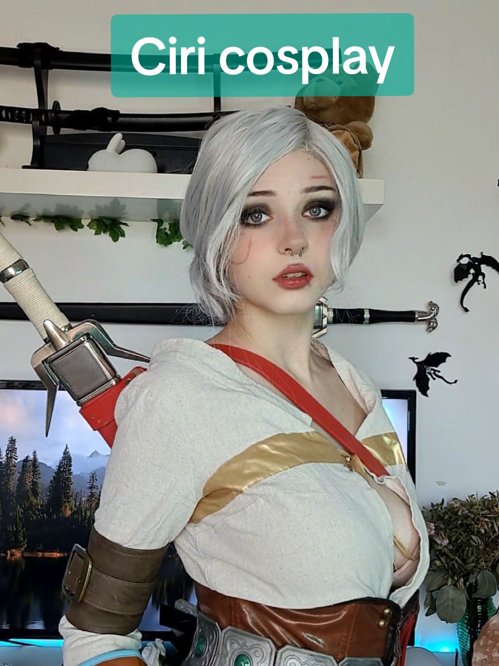 Guys im literally a mix of cirilla riannon and astrid hofferson #ciri #cosplay #ciricosplay #thewitchercosplay #thewitcher3cosplay #thewitcher3 #relatable 