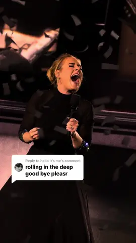 Replying to @hello it's me Adele - Rolling in the Deep PART 2 #adele21 #rollinginthedeep  #adele #lastshow  #frontrow #concert #adeleworldtour #adelelive #fyp