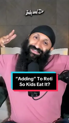 “Sweetening” the roti for kids to eat? 😅 Forgive Indy for the misunderstanding at the end. Learn something new each day eh 🥲 Clip taken from Episode 184 of the podcast.  #punjabi #punjabilanguage #learnpunjabi #indyanddr #punjabitok 