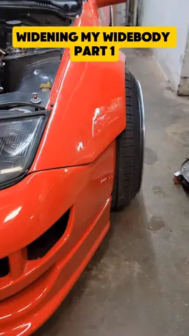 Widening my widebody Part 1 #300zx #z32 #widebody #jdm 