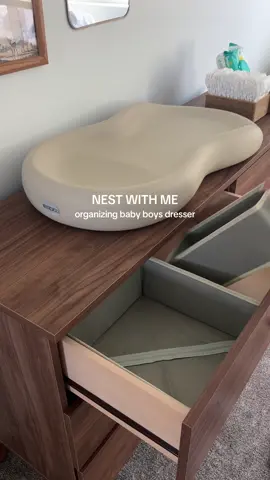feels so good to have his clothes all put away and ready for him to wear🥹🤍 #nesting #nestwithme #organizing #pregnantmama #laborprep #pregnancy #expectingmom #thirdtrimester 