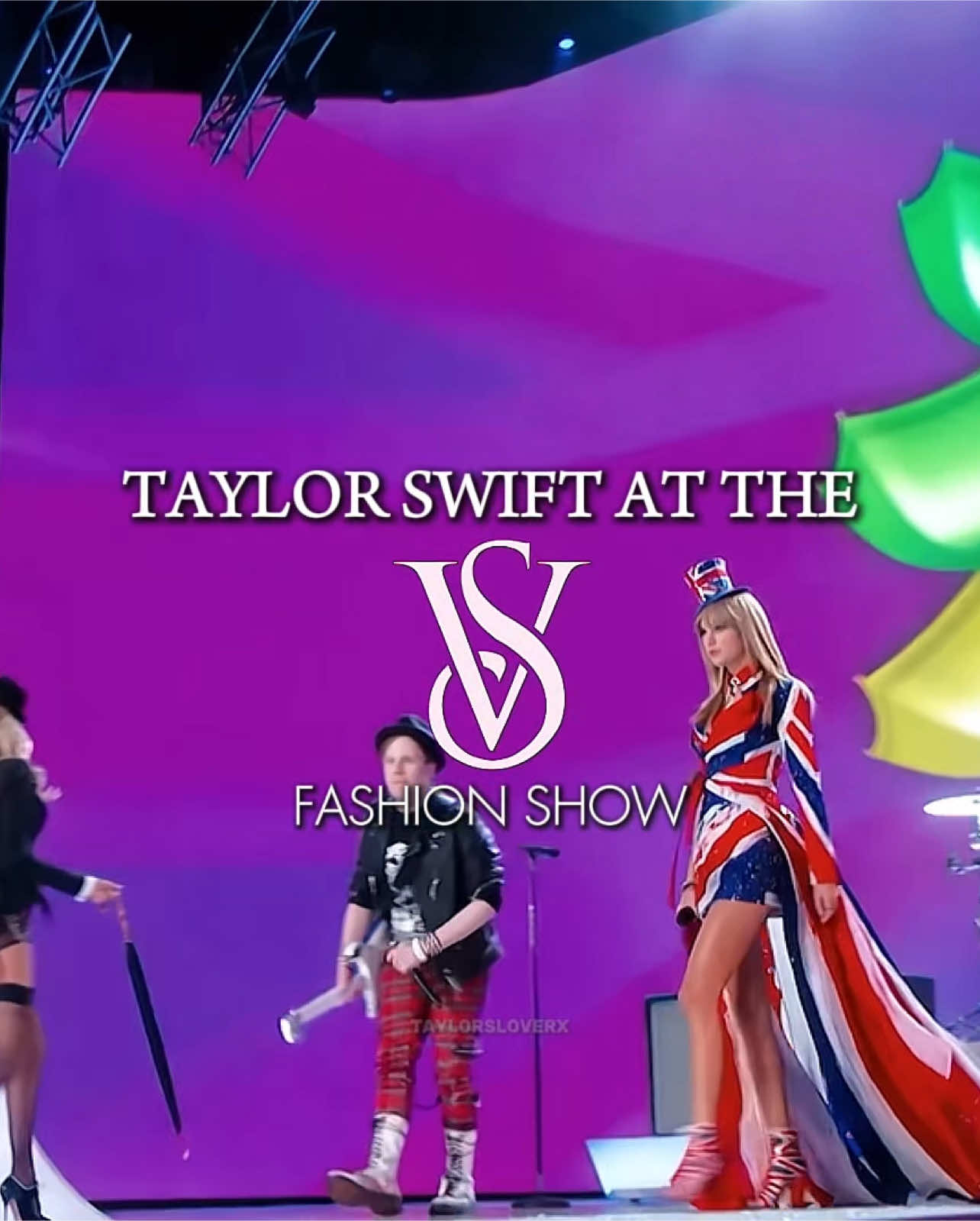 gigi will be paying homage to taylor during tonight’s show!! #taylorswift #victoriassecret #fashion #show 