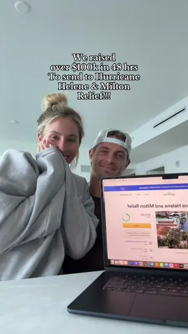 I cant believe this is real 🥹 the money is going directly to American Red Cross in support of Hurricanes Helene & Milton!! 