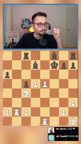 Chat GBT vs Martin #chess #foryoupage #fup #fupシ #chessmaster #gothamchess #viral 