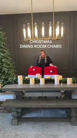 I cant handle the cuteness & its in my amazon!!! #christmas #christmasfinds #christmasdecor #diningroom #decoratewithme #diningchair #christmastree #christmascountdown #trending 