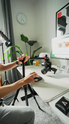 How I got the shot 👀 #filmmaking #camerasetup #camerarig #behindthescenes