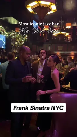 The most exclusive and iconic jazz lounge in New York City! ✨  The Carnegie Club has their Sinatra Saturdays, and its so much fun! #nyceat #nycbucketlist #nyclife #nycchristmas #franksinatra #nycdateideas 