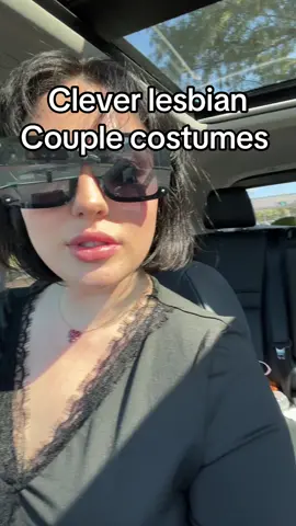 The last one was one of the most fun nights ever #lesbiansoftiktok #lesbian #couplecostumes #wlw #halloweencostume #greenscreen #greenscreenvideo @Cassie 