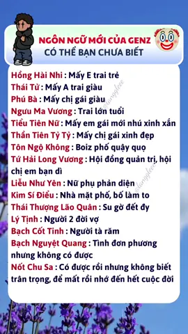 Ngôn ngữ mới 🤡 #langgleee #ngonngumoi #genz 