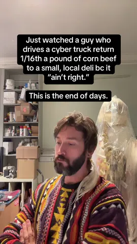 Something ain’t right around here. Not sure it’s the beef.