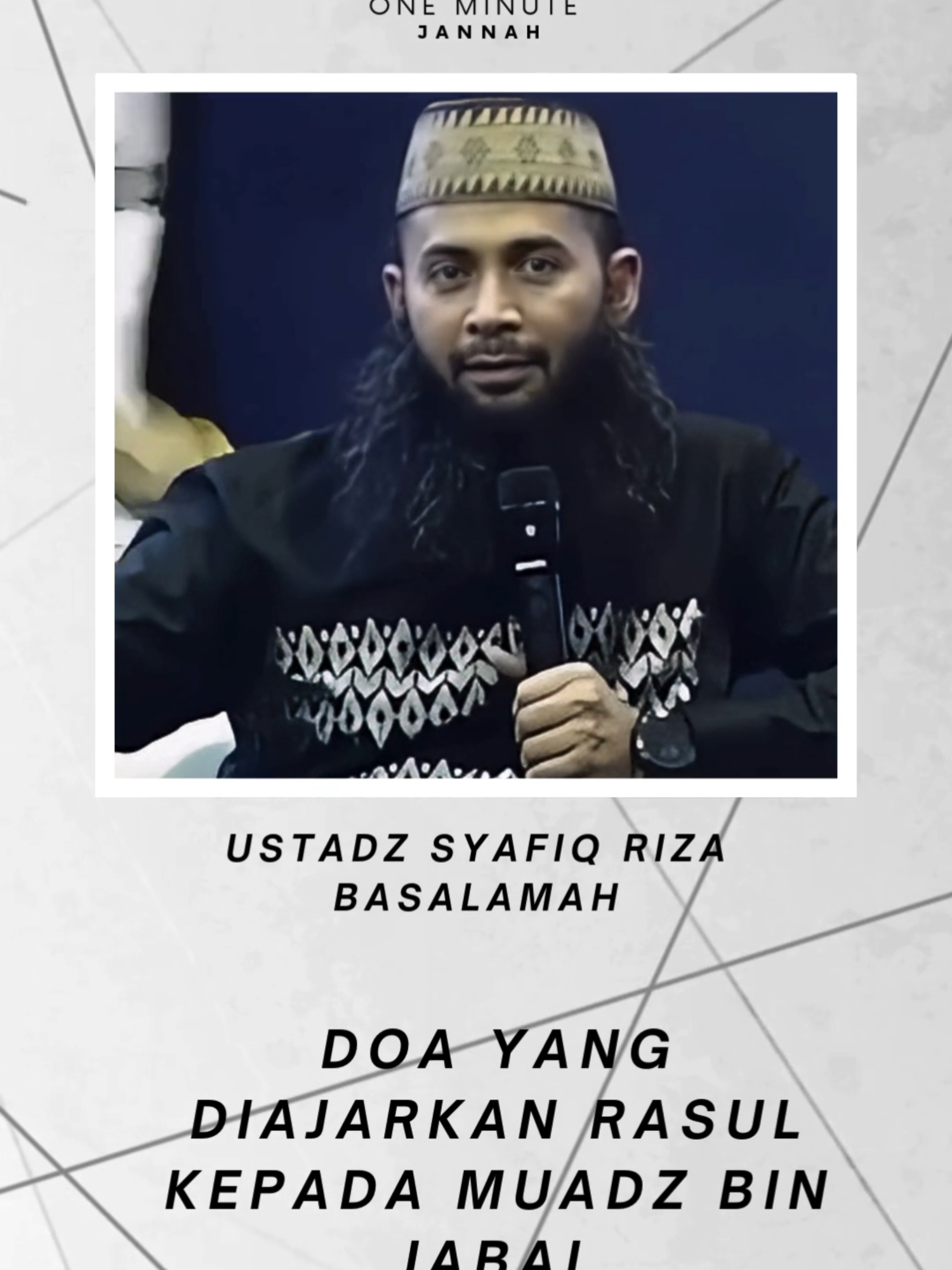 Ustadz Syafiq Riza Basalamah | Doa Yang Diajarkan Rasul Kepada Muadz Bin Jabal #shorts #islam #sunnah #ustadz #ayat #surat