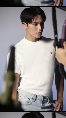 Right here, on set. MINGYU channels pop simplicity with city edge in new outerwear.