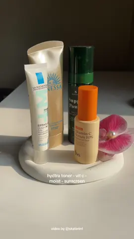 back to basic morning routine 🌞🌸 #skincare #basic #skincareroutine 