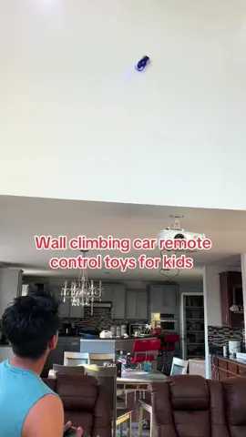I don't think my kids will want to play with anything else once I show this to them..and i dont blame them! Lol #wallclimbing #rccar #christmasgift #kidtoys 