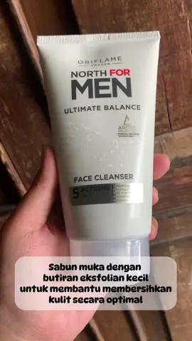 Klik link di bio untuk order #northformenultimatebalance #facecleansernorthformen #sabunmukacowok #oriflamesidoarjo #oriflamesurabaya