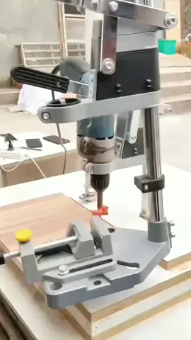 Hand electric drill to change the bench drill support, to solve the problem of drill drilling is not good positioning. # Drill # drill stand # High performance utility