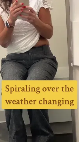 Come with me while I spiral over things I can’t control #fall #clothes #hater 