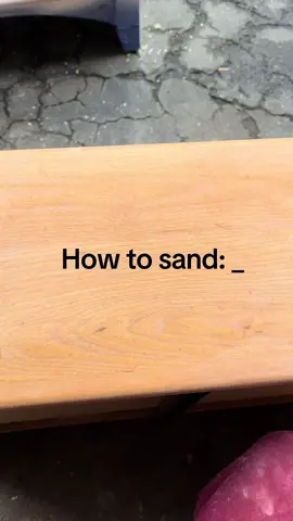 How to sand wood #sandingwood #furniture #furnitureflipper 