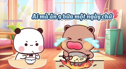 Bubu ăn 9 bữa mỗi ngày 😆 #一二布布 #bears #bubududu #happy #funny #xh #fyb #cute 
