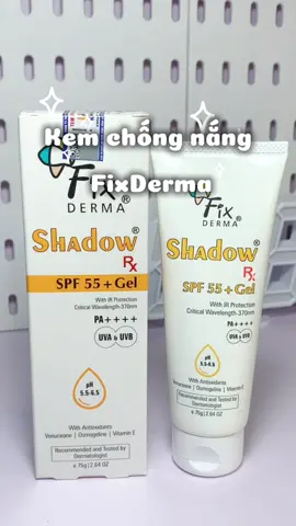 Kem chống nắng phổ rộng FixDerma cho mn đây ✨ #kcn #kemchongnang #kemchongnangphorong #reviewlamdep #xuhuong #viral 