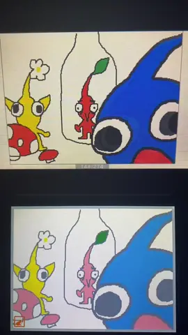 Who let the pikmin in the studio?!? #flipnote #flipnotes #animation #animations 