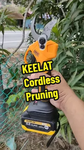 Cuba komen . padu ka tak padu..?? 😎 #CordlessPruner #CordlessPruning #CordlessPruningShear #KeelatCordlessPruningShears #AbgAxiaRahmah #GuntingPokokBateri #ElectricPruningShears #ElectricPruner #ElectricShears #GuntingElektrik #GuntingPokok