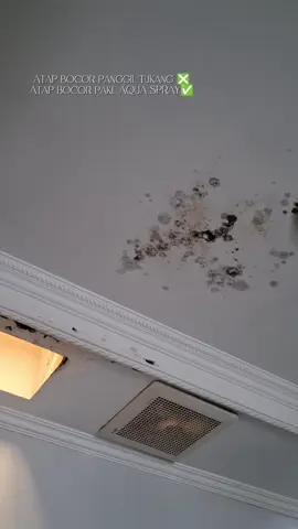 solusi atap bocor tanpa panggil tukang yaaa kalo ini😍 menghemat buget kannn?  #aquasprayofficial #atapbocor #atapberjamur #solusi atap bolong #rumahtangga #rumahminimalis #rumahidaman 