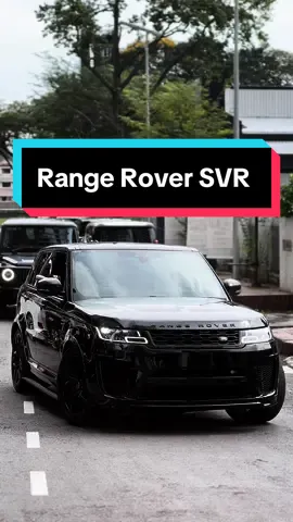 Range Rover SVR (Carbon Package). SUV Yang Memang Puas Hati Kalau Dapat Memilikki‼️😍  #rangerover #carbonpackage #turbocharged 