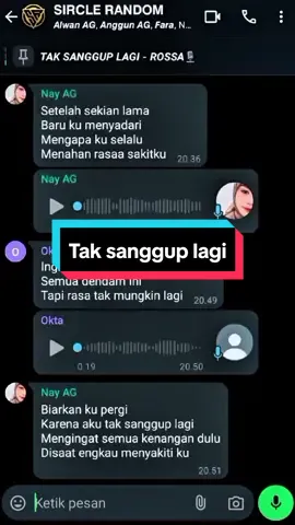 emang bowleh tak sesanggup lagi itu 🤭 @frftriiii @nggunnie @ayaptr @ofiiyy2128 @taviaaa62 . #liriklagusad #coversong #galaubrutal #fypシ #foryoupage #coverlagu #liriklagu #zonanyanyi #foryou #fyp #taksangguplagirossa #rossa #taksangguplagi 