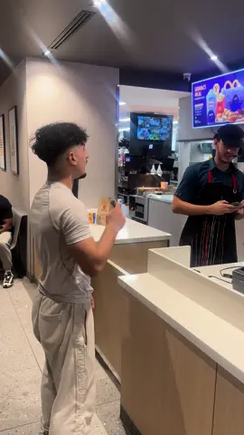 bro thought he’d get blessed 😭 #fyp #pranks #macdonalds 