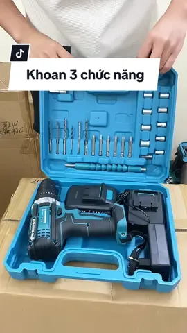 Khoan 3 chức năng 10 ly #khoan3chucnang #maykhoangiadinh #maykhoan #maykhoanpin #tonnifu #sieure #pin #trangtrumdienmay #xuhuongvideo 