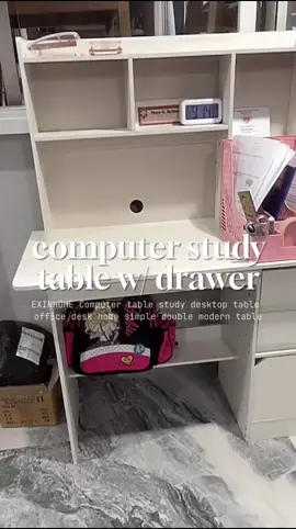 EXINHOME Modern Computer Desk – Simple, Stylish, and Functional Upgrade your workspace with the EXINHOME Computer Table, designed to blend style and functionality. Perfect for home offices, study areas, or workspaces, this versatile desk offers ample space for a computer, books, and other essentials. Key Features: Modern Design: Sleek and minimalistic, this desk complements any interior with its contemporary double design, fitting well into small or large rooms. Durable Construction: Built with high-quality materials, this desk ensures long-lasting durability and stability, ideal for daily use. Spacious Workspace: The wide desktop provides enough room for your laptop, monitor, and documents, making it perfect for multitasking or studying. Versatile Use: Whether it's for work, studying, or gaming, this desk caters to a variety of needs in any home or office setting. Easy Assembly: Comes with clear instructions and all necessary tools for a hassle-free setup. Enhance your productivity and keep your space organized with the EXINHOME Computer Table. Ideal for students, professionals, or anyone needing a reliable and stylish desk. #ComputerDesk #StudyTable #OfficeDesk #ModernFurniture #HomeOffice #WorkFromHome #StudyRoom #DeskSetup #EXINHOME #MinimalistFurniture #WorkspaceInspiration #HomeDecor #StudentDesk #OfficeFurniture #FunctionalFurniture #SimpleDesign #Productivity #HomeOrganization #ErgonomicDesign #DeskGoals #InteriorDesign 