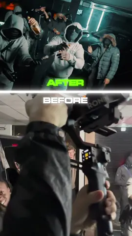 when you trust the process ⏳👀 – “Locked Up” behind the scenes with  @onebigmulla #behindthescenes #musicvideo #shootideas #ukrap #videography #ukmusic #fyp #viral #ukdrill #energy #hiphop #dji #sony