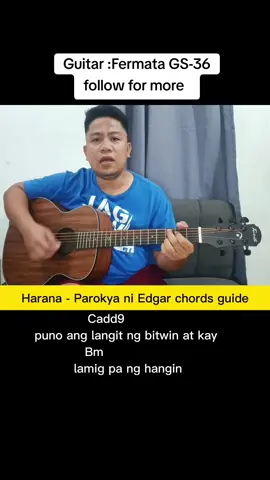 Harana - Parokya ni Edgar  Fermata GS36 #fyp #guitarlessons #music #fypシ゚viral #fypシ @Fermatamusicshop 