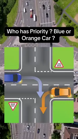 Crossroads Priority??   #london #traffic #drivingtheory #drivinglessons #drivingtips #drivinginstructor #theorypractice 
