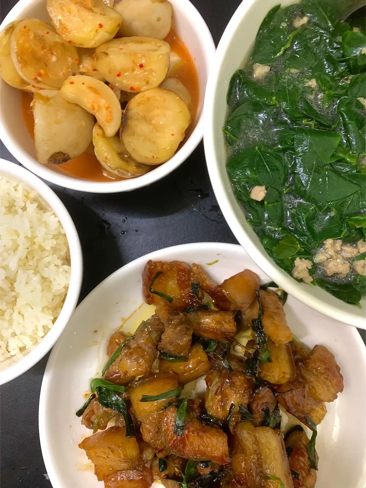 Nay không có cơm nhà nên up ảnh tất cả các bữa được nấu cho ăn từ lúc mình ở “nhà” 😅 #cơmnhà #ancungtiktok #homnayangi #nauan 