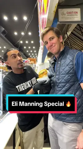 Chopped cheese for Eli Manning THE OCKY WAY 🔥‼️ #theockyway #ockyway #generalock #nevanevaneva 