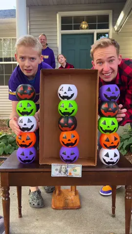 Jack-O-Lantern Tower Game! 🎃 #game #halloween #family #pumpkin 