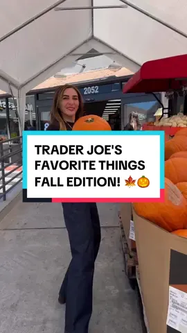 TRADER JOE'S FAVORITE THINGS, FALL EDITION! 🍁🎃  I love TJ's this time of year, there are so many fun things. Here's what I got-obviously some of these items are more nutritious than others, but I believe in balance and no deprivation, and that is what works for me 😊 1. Pumpkin spice and snickerdoodle cookie mix-sooo good! But my recipe on the blog is better! 2. Fall zucchetto pasta-such a fun fall shape! 3. Harvest pasta sauce-this is a winner! 4. Fall leaf corn tortilla chips—a MUST! 5. Chocolate mousse pumpkins-haven't tried them yet! 6. GF pumpkin streusel muffins-big and bakery style, so good! 7. Canned pumpkin-its pumpkin and only $2.49/each. Stock up! 8. Organic maple butter-this is SO GOOD, add to toast or on top of oatmeal! 9. Pumpkin spice barebells-bought and regret it, they suck! 10. Seasonal spices-so inexpensive here! 11. GF pumpkin pancake mix—my kids love this! 12. Vanilla extracts and vanilla bean-inexpensive here, stock up for holiday baking! 13. Butternut squash and caramelized onion tart-this was really good; bake and serve! 14. La Colombe pumpkin spice cold brew-looked yummy, haven't tried. 15. All the pumpkin pastas and ravioli 16. Pumpkin pie @Perfect Bar -a seasonal fav! 17. Pizza seasoned crackers-my first time seeing these, they are YUMMY! 18. Green olive crackers-will make an appearance on all my holiday charcuterie boards. 19. EBTB crackers-also great for charcuterie boards and dipping. 20. Baked pizza pillow crisps—a new find and WOWIE they are good. My kids loved them! 21. Dark chocolate covered pistachios—a new favorite! #traderjoes #traderjoesfinds #traderjoeshaul #groceryhaul