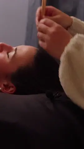 Giving @Jenny the best asmr tingles of her life with this scalp check #asmr #asmrsounds #fyp #chilibasmr #relaxing #oddlysatisfying #energyhealing #scalpcare #massage 