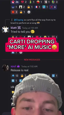 WE’RE SO COOKED CHAT😭😭 AIJ0RDAN coming soon - - - #iammusic #music #spotify #applemusic #playboicarti #carti #cartiai #playboicartiai #aimusic #ai #artistsoftiktok #artificialintelligence #rap #rapnews #hiphopnews #cartinews #cartiupdates #00pium #005 #555 #homixidegang #kencarson #destroylonely #istimelessai #timelessai #aitimeless #aicarti #pbc #yvl #vamp #realvamp #cartileak #unreleasedcarti #leakedcarti #theweeknd #music #realmusic #icanseeya #aicover #fanmade #fanmadeaicover #aisong #ripcarti #rip #werecooked #cooked #iamai #babyboi #yvlworld #yvlhub #cartihub #discord #soul #countingcasket #xocash #xo #cashxo #cash #saycheesetv #saycheesedigital #newmusicfriday #goodbyehorses #lyfestyle #ian #yeat #lilyachty 