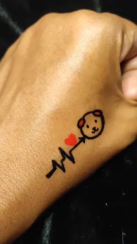 Cute Puppy With Heartbeat Tattoo Designs On hand  #tribaltattoo #armtattoo #puppytattoo #xtreamtattoo #tribletattoo #homemadetattoo #easytattoo #asmr #zenorahartt #tattoovideo #easytattoo #tattoovideo #tattooartist #artcreation #inkcreation #pintattoo #artist #drawings #temprorytatto #handtattoo #art 