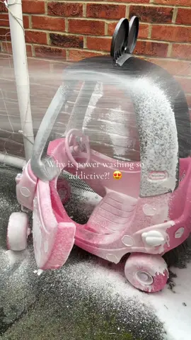 Power washing everything in sight 😂 Next job the car! Which hasn’t been cleaned in over a year 🤦🏼‍♀️ Power washer on amazon storefront AD #powerwashing #satisfyingvideo #CleanTok #foru 