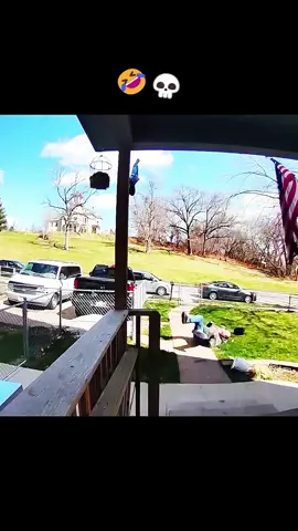 Thank God for ring cameras🙏🏻🤣 #footage #cctv #viral #fyp #laugh #funnymoment #funny #fail #fall #trip #securitycamera #wow #tumble #hilarious #ring 
