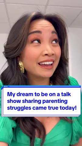 Pinch me im dreaming🤩! NEVER did i think ppl would be interested in hearing about a regular mom’s daily struggles but here we are sharing on a NATIONAL TALK SHOW!!!  THANK YOU fam for making it a safe space for me to talk about hard things here. Today we take it to the big stage! I’ll post the show once live!! Love you sooo much! 🫶🏽😭💖 #tamrahall #parenting #momlife 