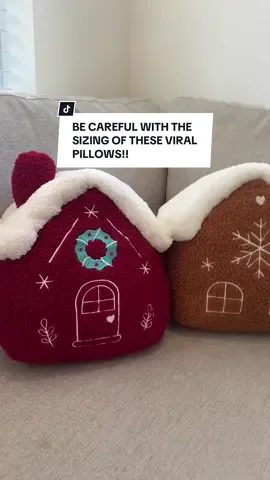 THE SIZING IS NOT WHAT YOU THINK!!!!! #holidaypillows #holiday #christmaspillows #pillow #pillows #tiktokshopfinds #tiktokshopblackfriday #ttshop #viralvideo 