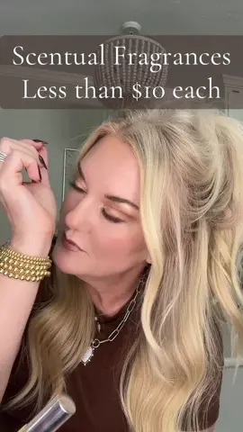 Scentual Fragrances Caramel Vanilla and Love & Marshmallows Oil Roller Balls. Less than $10 each. #perfume #perfumetok #perfumetiktok #scentualfragrances #affordableperfumes 