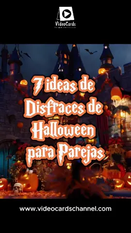 7 ideas de Disfraces de Halloween para Parejas. No sabes como Disfrazarte este halloween con tu esposo? En este video te compartimos 7 Ideas de disfraces para parejas de Halloween que te harán ser la Estrella de la noche!.   Visita:  https://videocardschannel.blogspot.com/ y descubre muchos más mensajes y sorpresas para celebrar el Halloween.   #disfraceshalloweenparejas #Halloween #halloweenpareja #celebrarhalloween #disfracesdehalloween #halloweendisfraces